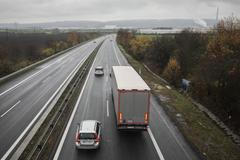 Kosmonosy proti hale - doprava, dálnice, průmysl, nákladní doprava, auto