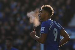 18. kolo anglické Premier League 2019/20, Everton - Arsenal: Dominic Calvert-Lewin z Evertonu