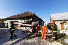 Požár v Perné na Břeclavsku