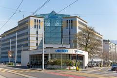 Sídlo Úřadu vysokého komisaře OSN pro uprchlíky (UNHCR) v Ženevě.