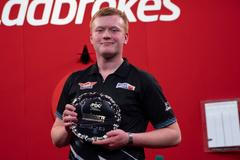 Český šipkař Adam Gawlas po finále MS do 23 let 2019