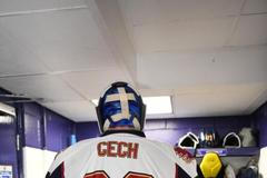 Petr Čech při své premiéře v dresu Guildford Phoenix