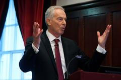 Bývalý britský premiér Tony Blair.