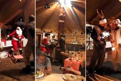 Divoký večírek českých biatlonistů: Puskarčíková jako dáreček a Rybář s Vítkem táhli sáně