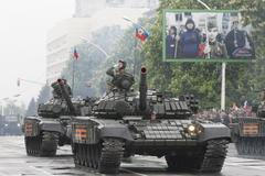 Tanky proruských separatistů