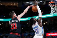 NBA: Chicago Bulls at Oklahoma City Thunder, Tomáš Satoranský