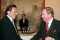 Václav Havel a Karel Gott