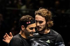 Roger Federer a Stefanos Tsitsipas, Turnaj mistrů 2019