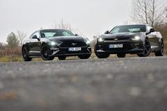 Ford Mustang a Chevrolet Camaro