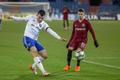 20. kolo Fortuna:Ligy, FC Baník Ostrava - AC Sparta Praha: Rudolf Reiter a Srdjan Plavšič (vpravo)