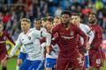 20. kolo Fortuna:Ligy, FC Baník Ostrava - AC Sparta Praha: Václav Procházka a Benjamin Tetteh