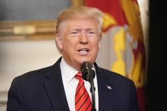 Donald Trump oznamuje smrt vůdce IS