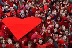 Pelhřimovští školáci slaví 30 výročí sametové revoluce. 15. listopad 2019