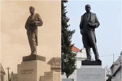 Socha TGM v Pečkách