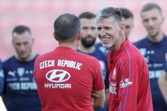 Trénink české fotbalové reprezentace před zápasem se Severním Irskem (2019)