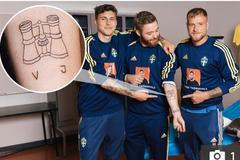 Tetování švédského fanouška