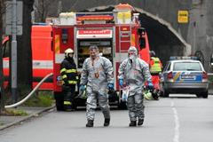 Evakuace Šámalovy ulice v brněnských Židenicích