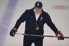 Trénink před zápasem se Švýcary na MS 2019