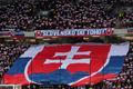 fotbal, kvalifikace ME 2020, Slovensko - Wales, fanoušci Slovenska