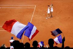 Francouzky se radují z vítězství ve Fed Cupu 2019