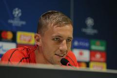 Tisková konference před zápasem Slavie v Miláně