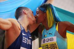 MS v atletice 2019: Manželé Maicel Uibo (desetiboj) a Shaunae Millerová-Uibová (400 metrů) slaví stříbrné medaile