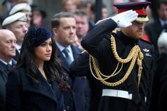 Meghan a Harry vzdali hold památce válečných veteránů