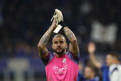 Kyle Walker v zápase s Atalantou v Lize mistrů 2019