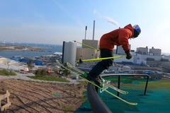 Sledujte, jak se na Copenhillu vydováděl akrobatický lyžař Jesper Tjäder