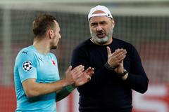 Champions League - Group F - FC Barcelona v SK Slavia Prague, Jindřich Trpišovský