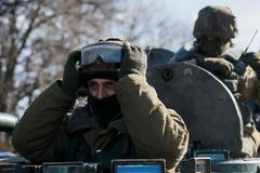 Ukrajina - vojáci - Artěmivsk - 23. 2.