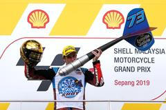 Alex Marquez slaví v Sepangu titul mistra světa Moto2 2019