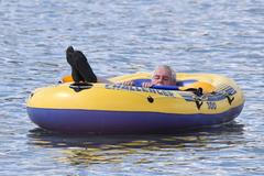 Miloš Zeman během dovolené na své chalupě v Novém Veselí (4.7.2016)