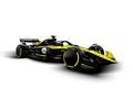 Vizualizace monopostu F1 Renault podle pravidel připravených od roku 2021