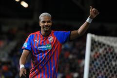 Radost Plzně v zápase 22. kola Plzeň - Příbram (Jean-David Beauguel)