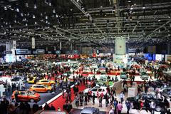 Ženeva autosalon ilustrace