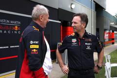 Zrušená Velká cena Austrálie formule 1 2020: Helmut Marko a šéf stáje Red Bull Christian Horner
