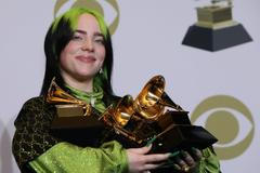 Grammy ovládla Billie Eilish. Posbírala všechny hlavní ceny