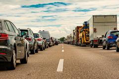 Záchranářská ulička Německo kolona dálnice záchranáři