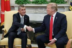 Andrej Babiš a Donald Trump