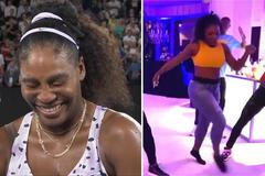 Na sociální sítě unikl video, kde Serena Williams tančí. Promítalo se i na Australian Open