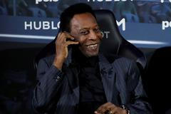 FILE PHOTO: Brazilian soccer legend Pele is seen in Paris