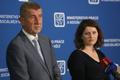 Premiér Andrej Babiš uvedl do úřadu ministryni práce a sociálních věcí Janu Maláčovou