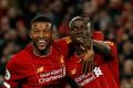 Premier League 2019/20, Liverpool - West Ham: Wijnaldum (vlevo) a Sadio Mané slaví gól na 3:2