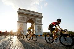 Tour de France - The 128-km Stage 21 from Rambouillet to Paris Champs-Elysees