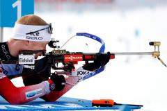 Johannes Thingnes Bö ve smíšené štafetě na MS 2020 v Anterselvě