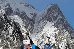 Marte Olsbu Röiselandová při sprintu na MS 2020 v Anterselvě