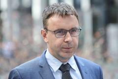 Ministr dopravy Vladimír Kremlík, briefing Czech Toll a Hospodářská komora - mýto, mýtné