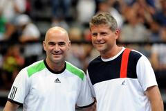 Andre Agassi a Jiří Novák