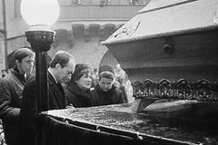 Jednorázové užití / Fotogalerie: Před 50. lety se upálil Jan Palach / ReproFoto z dokumentárního filmu České televize "Příběh Palachova hrobu" z roku 1996.